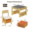 BEALIFE 3-teilige Kindersitzgruppe TB91 | Kindertisch mit 2 Produktbild-Vorschau 3