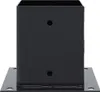 vidaXL Supporto per palo quadrato 12 pezzi 121x121mm Anteprima dell’immagine prodotto 6