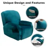 Topchances Velvet Recliner Chair Cover, Stretch Recliner Náhled obrázku produktu 9