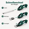 2 in 1 Akku-Heckenschere, 21V Heckenschere mit 2 Akkus & Produktbild-Vorschau 6