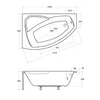 BADLAND Eckbadewanne Badewanne Rima LINKS 130x85 mit Produktbild-Vorschau 9