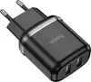 Hoco N4 USB-oplader, netadapter, dubbele oplader, Productafbeelding-voorbeeld 2