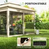 Outsunny Tonnelle de jardin exterieur Pop-up barum Pliant, Voir les images du produit 6