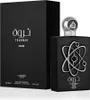 A black perfume bottle and its packaging are displayed against a white background. Náhľad obrázku produktu