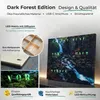 WordClock Jupiter Dark Forest - elegante Wortuhr in Deutsch Produktbild-Vorschau 10