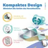 4er Set Schnullerkette Grün mit Metallclip inkl. Produktbild-Vorschau 3