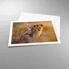 Poster - Poster ohne Rahmen - Löwe Natur Tier - 70x50 cm - Produktbild-Vorschau 3