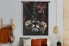 MuchoWow® Wandteppich Wandbehang Tiger - Schmetterling - Produktbild-Vorschau 6