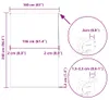vidaXL Duschrollo 160x240 cm Stoffbreite 156 cm Produktbild-Vorschau 7