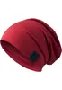 MSTRDS Beanie Jersey Beanie Maroon-L/XL Produktbild-Vorschau 1