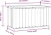 vidaXL Záhradný úložný box zelený 129 x 67 x 65 cm Náhľad obrázku produktu 5