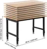 VEVOR Werkbank, 680 kg, Werkstatttisch 122x60 cm große Produktbild-Vorschau 7