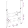 vidaXL Organisateur de cuisine Réglable Aluminium Voir les images du produit 7