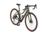 A green gravel e-bike is shown from a diagonal angle against a white background. Produktbild-Vorschau
