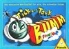 The image is a colorful and cartoonish illustration for a board game called 'Tick Tack Bumm Junior'. It features a winking bomb character and the game's title prominently displayed. Náhľad obrázku produktu