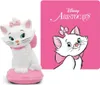 A product image featuring a figurine of the character Marie from Disney's Aristocats next to a pink card with the movie's title and a drawing of Marie. Produktbild-Vorschau