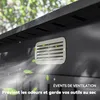 Sweiko, zahradní sklad, sklad na nářadí, s dvojitými Náhled obrázku produktu 8