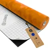 LOMIQ Mikrofaserstoff Selbstklebend, 200x150cm, Orange, Produktbild-Vorschau 1