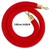 Lot de 4 cordons de délimitation en velours rouge SucceBuy Voir les images du produit 8