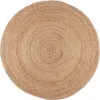Volero - Jute Teppich Rund - Fair Natur - Ø 220 cm - Produktbild-Vorschau 2