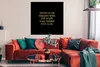 MuchoWow® Poster Wahrheit - Gold - Schwarz - Zitat 100x100 Produktbild-Vorschau 2