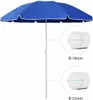 Sekey Sonnenschirm Blau Rund, Ø 160 cm, Höhe 195 cm, mit Produktbild-Vorschau 6