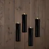 Anna's Collection schwebende LED Kerzen schwarz außen 4 Produktbild-Vorschau 4