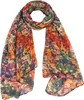 Damen Schal 180x90cm – Leichter Sommerschal mit Print Produktbild-Vorschau 3