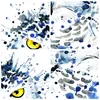 Wanduhr - Rund - Glasuhr - Mode Design Eule Aquarell - Produktbild-Vorschau 8