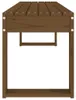 vidaXL Zahradní lavice Honey Brown 110x38x45 cm Masivní Náhled obrázku produktu 4
