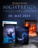 Promotional image for Elden Ring Nightreign Collector's Edition, showing game packaging and other items. Produktbild-Vorschau