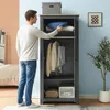Szafa „Trorjam” z 2 drzwiami i 1 drążkiem na ubrania 175 x Podgląd zdjęcia produktu 3