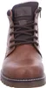 A close-up front view of a brown leather boot. Produktbild-Vorschau