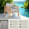 tectake® Garten-Loungesessel Boka, lasiertes Holz, 120 kg Produktbild-Vorschau 2
