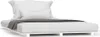 vidaXL Letto in legno massiccio bianco 150x200 cm pino Anteprima dell’immagine prodotto 1
