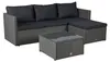 LC Garden »Loungino« Gartenset Lounge mit Tisch + Hocker Produktbild-Vorschau 1
