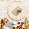 com-four® 4x Platzteller Vintage cremeweiß mit Motivrand - Produktbild-Vorschau 3