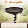 Vogeltränke Metall für Balkon & Geländer, 12", abnehmbar, Produktbild-Vorschau 7