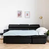 Ecksofa, umwandelbar, WARREN, 3-Sitzer, schwarzes Produktbild-Vorschau 5