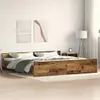 vidaXL Struttura letto con testiera in legno di recupero Anteprima dell’immagine prodotto 2