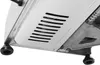 A close-up view of the bottom of a white and gray appliance, showing its feet and ventilation slots. Náhľad obrázku produktu