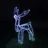 Foxter Vánoční LED Sob s pohyblivou hlavou, 130 cm modrá Náhled obrázku produktu 5
