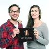 Mr. & Mrs. Panda Mousepad Igel Blumen - Schwarz - Geschenk, Produktbild-Vorschau 4