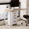 Weiße Kommode, Container für Schreibtisch, Büroschrank, Produktbild-Vorschau 8