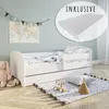 Detská posteľ 80x160 cm s matracom a zásuvkou, ochranou Náhľad obrázku produktu 1
