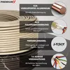 PremiumX 50m Telefonkabel 8x2x0,6mm J-Y(ST)Y Telefonleitung Produktbild-Vorschau 2