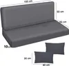 Hollywoodschaukel Auflage, 150x50x50, Glatt, Produktbild-Vorschau 2