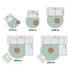 Volero - Moderner Teppich Rund - Field Taupe - Ø 200 cm - Produktbild-Vorschau 3