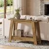 Consolle Tribesigns in stile country, tavolo in legno a 2 Anteprima dell’immagine prodotto 5