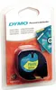DYMO LetraTag-Band, Plastik 12mm x 4m schwarz->gelb Anteprima dell’immagine prodotto 4